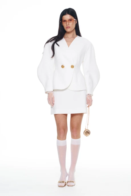 Юбочный костюм KaVaRi 8057.2 молоко двойка #1