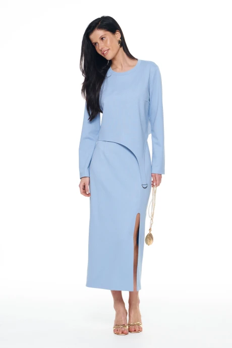Юбочный костюм KaVaRi 8058.3 голубой двойка #1