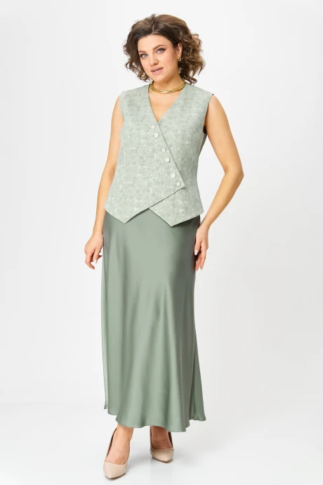 Юбочный костюм *Распродажа Bonna Image 961/3 зеленый двойка #1