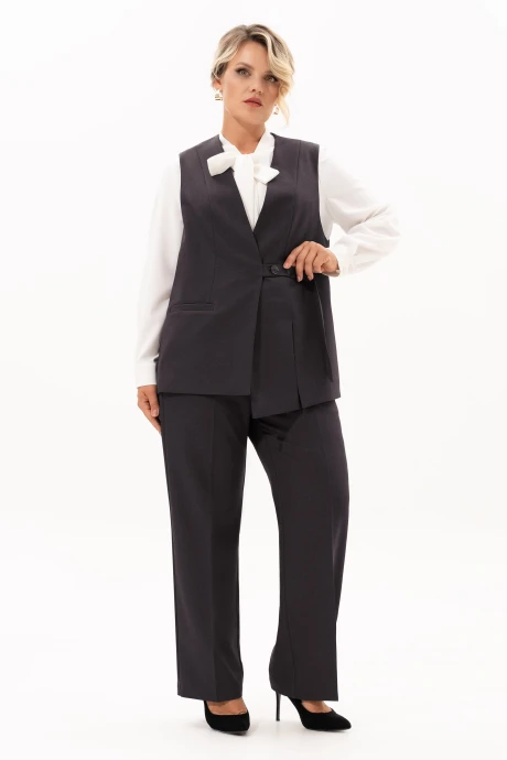 Брючный костюм Algranda 4068-2 Коричневый двойка #1