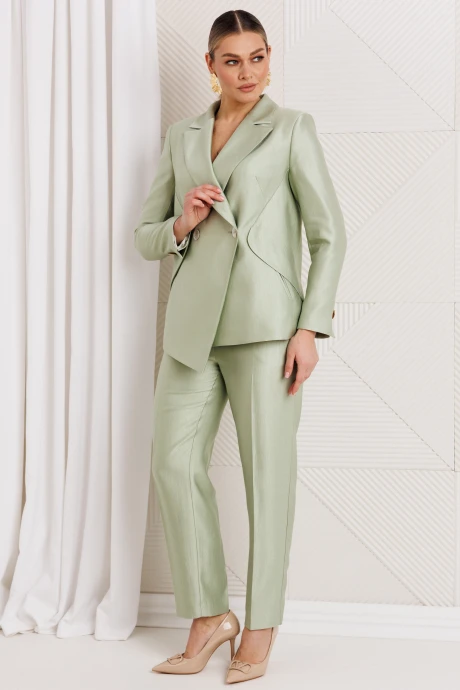 Брючный костюм Мода-Юрс 26-2970 ментол #1