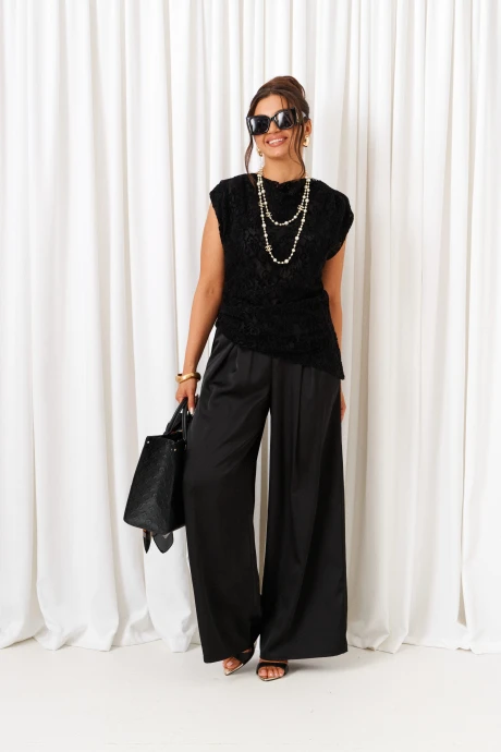 Брючный костюм Beautiful&Free 6432 черный двойка #1