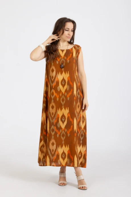 Платье Mirolia 1281 коричневый #1