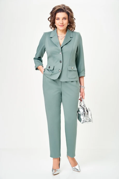 Брючный костюм Lady Secret 2848 серо-голубой двойка #1
