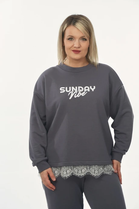 Джемпер (кофта) OVERYOU М240/1 графит #1