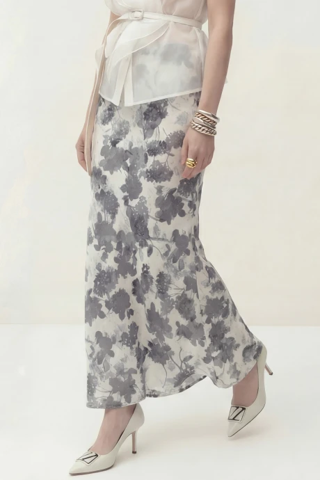 Юбка Lokka 1847 белый/серый #1