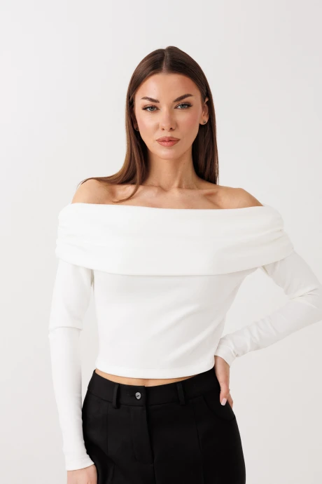 Лонгслив V&N Fashion 1117 белый #1