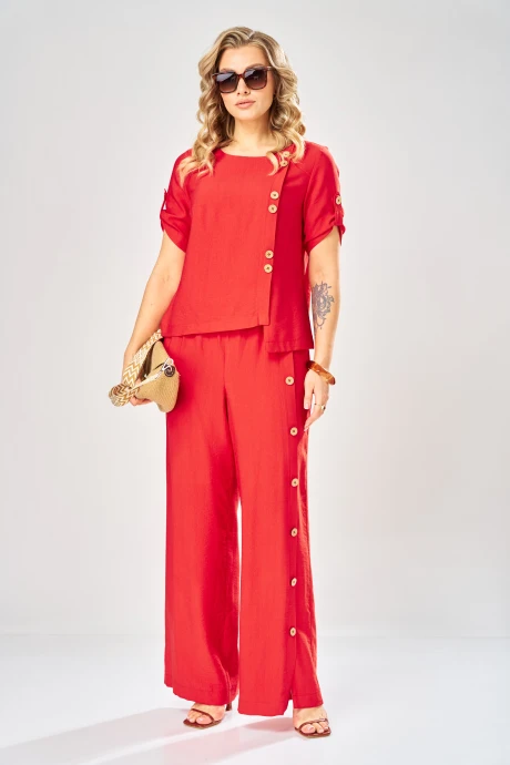 Брючный костюм ARTELLA А-1004 красный #1