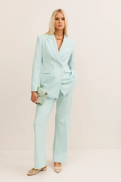 Брючный костюм KOKOdea 30014 светло-бирюзовый #1