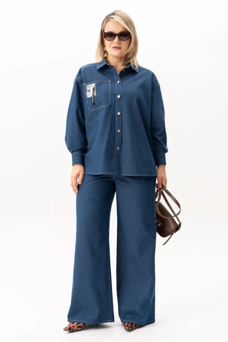 Брючный костюм Algranda 4136 джинс двойка #1