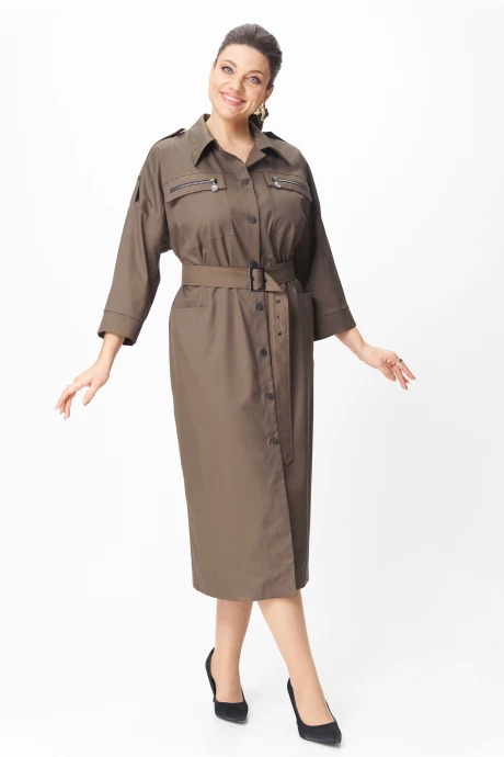 Платье Rishelie 1009 коричневый #1