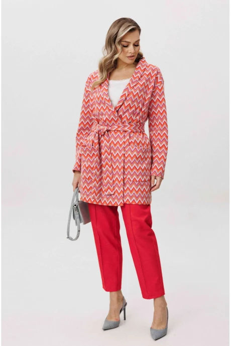 Брючный костюм Fantazia Mod 5394 красный двойка #1
