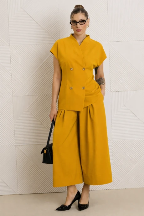Брючный костюм Anastasia 1330 медовый двойка #1