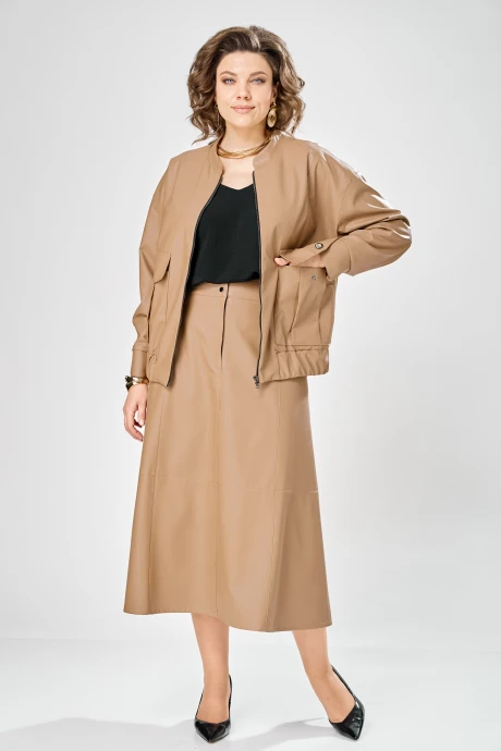 Юбочный костюм Bonna Image 1045/4 бежевый #1