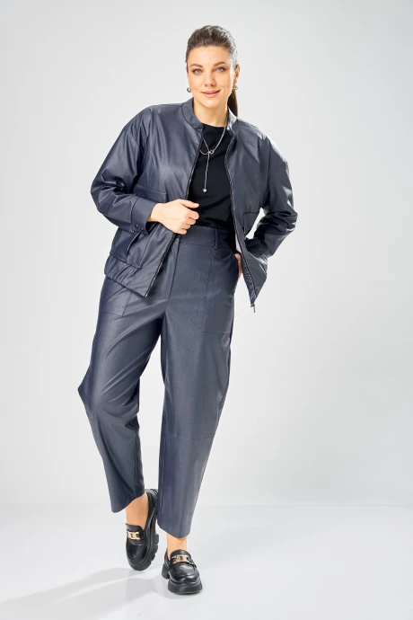 Брючный костюм Bonna Image 1044/2 серо-синий #1