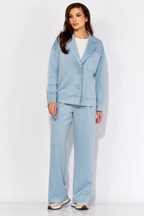 Брючный костюм TAiER 1420 небесный двойка #1