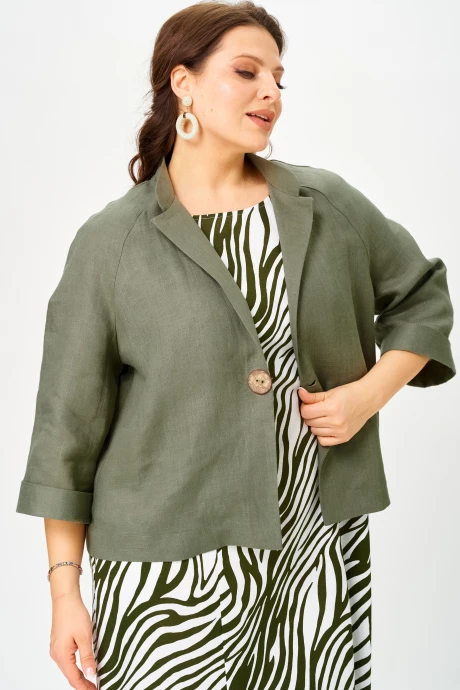 Жакет (пиджак) SOVA 11328 хаки #1