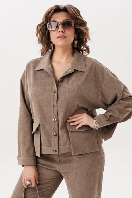 Жакет (пиджак) Anelli 1528.2 кедровый орех #1