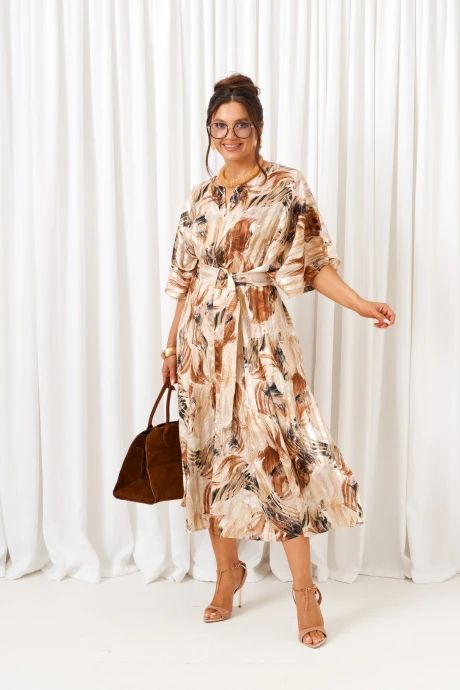 Платье Beautiful&Free 6410 бежевый #1