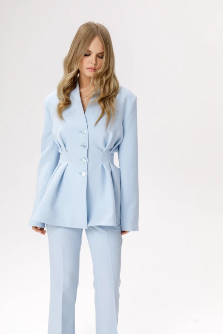 Жакет (пиджак) PiRS 6342 голубой #1