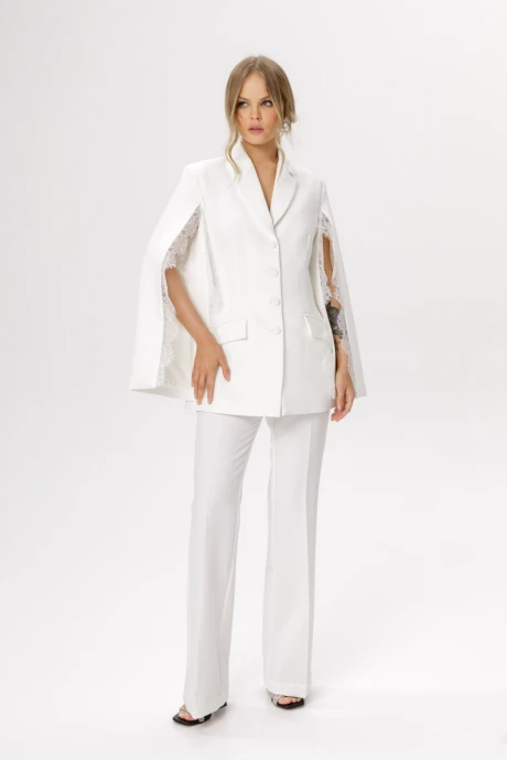 Брючный костюм PiRS 6585 белый двойка #1