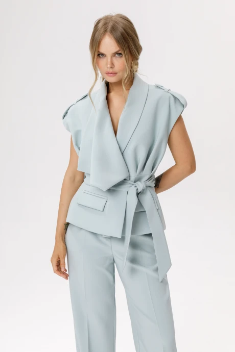 Жилетка PiRS 6589 серо-мятный #1