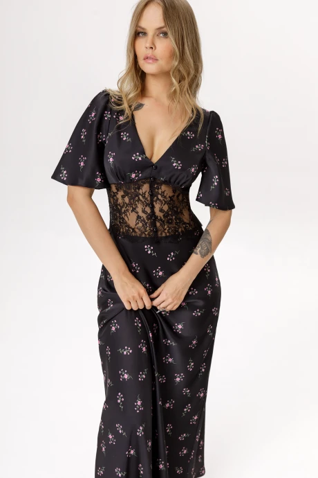 Платье PiRS 6662 черный #1