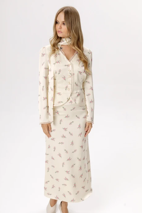 Блузка PiRS 6681 сливочный #1