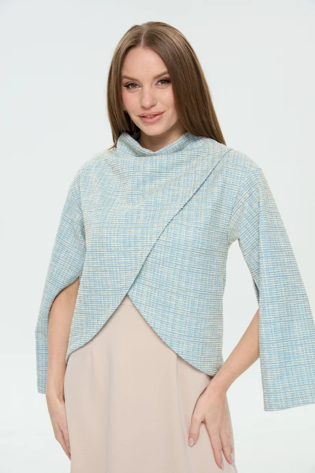 Джемпер (кофта) NikVa 1016-4 небесный #1