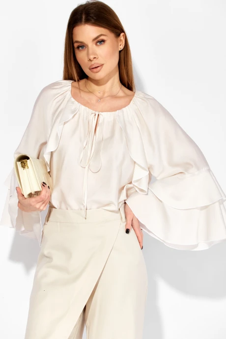 Блузка LAIKONY L-414 молочный #1