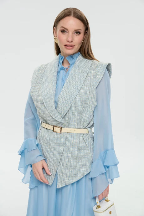 Жилетка NikVa 1027-4 небесный #1