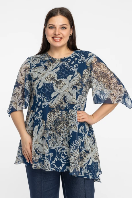 Блузка Avila 0886 голубой #1