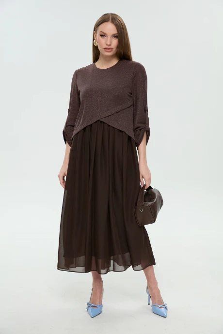 Платье NikVa 740-28 горький_шоколад #1