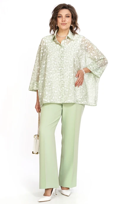 Брючный костюм ALANI COLLECTION 2530 салатовый #1
