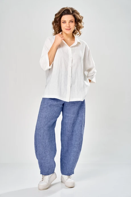 Брючный костюм Diamant 2157 синий #1