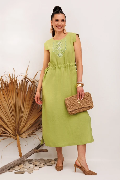 Платье Галеан-стиль 894.2 салатовый #1