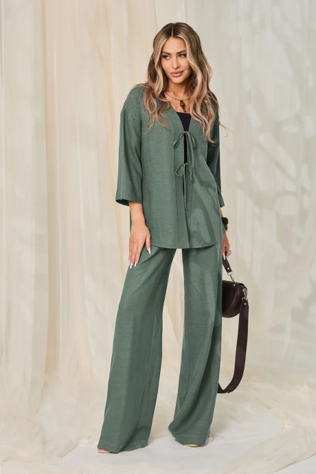 Брючный костюм Golden Valley 6759 зеленый двойка #1