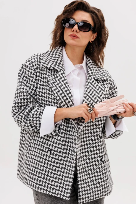 Пальто *Распродажа Anelli 1469 серый туман #1