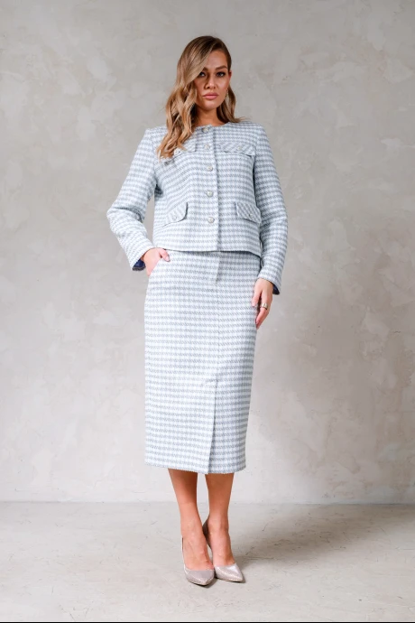 Юбка *Распродажа Erika 1549 голубой #1