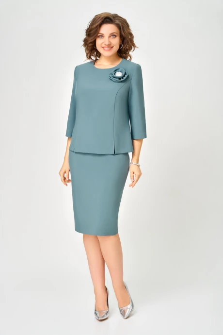 Юбочный костюм Дали 7055.2 морская_волна двойка #1