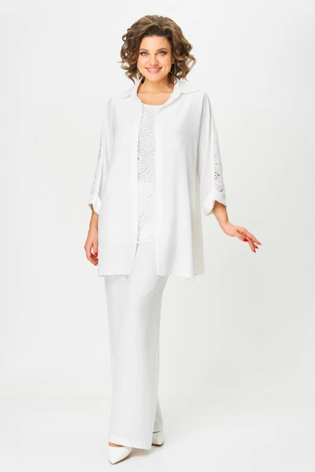 Брючный костюм Svetlana-Style 2025 белый #1