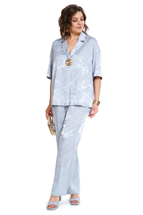 Брючный костюм ALANI COLLECTION 2523 голубой #1