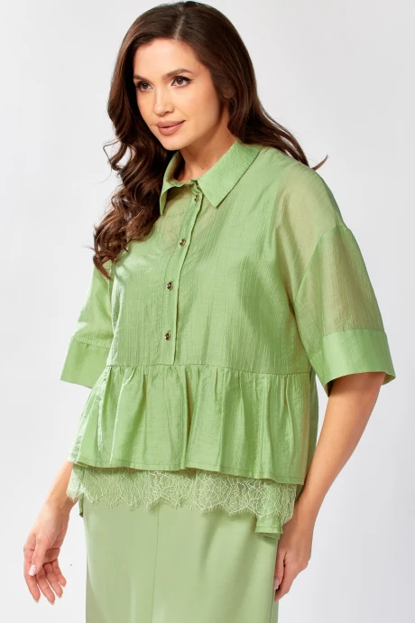Блузка KaVaRi 4029.2 олива #1