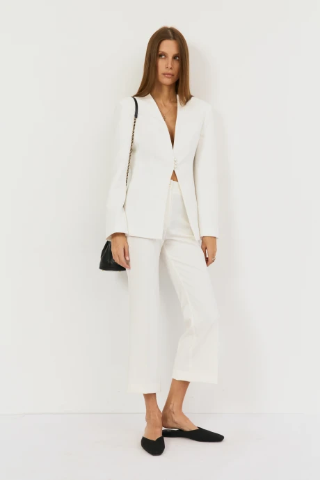 Брючный костюм The name 2507 молочный двойка #1