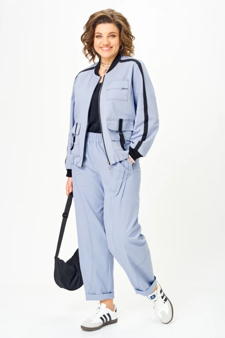 Брючный костюм Lady Secret 26233 голубой двойка #1