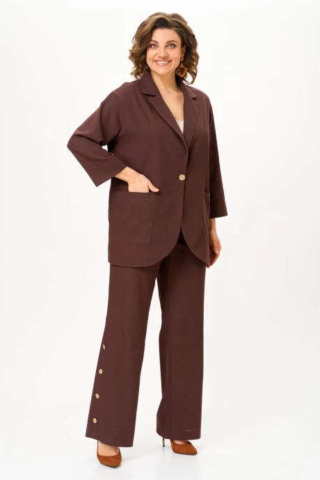 Брючный костюм Svetlana-Style 2330 коричневый #1