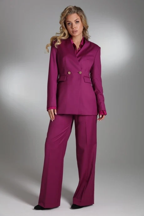 Брючный костюм *Распродажа LM БФ9003 фиолетовый двойка #1