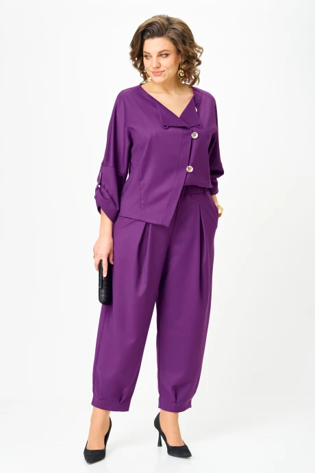 Брючный костюм *Распродажа Michel Chic 1436/1 пурпур двойка #1