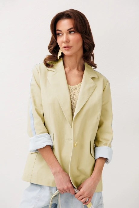 Жакет (пиджак) Buter 3286 нежная олива #1