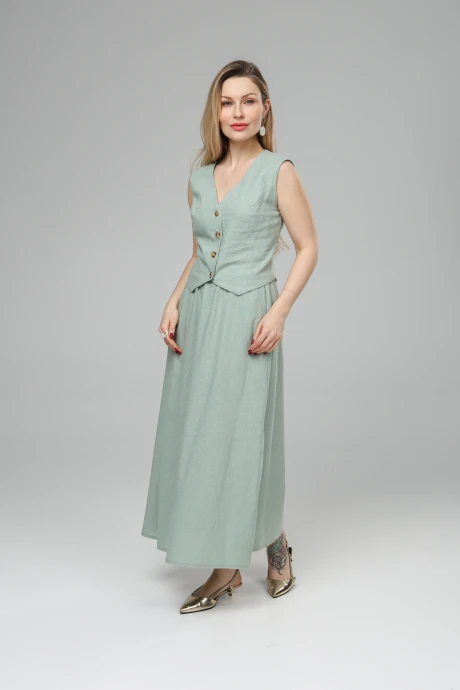 Юбочный костюм Romgil РТ0146-ЛВ4 светлая_полынь двойка #1